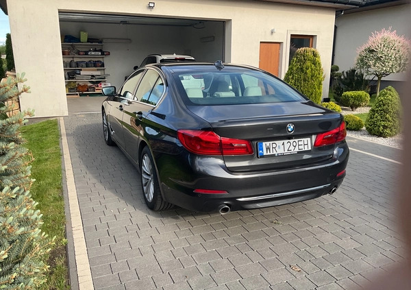 BMW Seria 5 cena 128900 przebieg: 86000, rok produkcji 2017 z Jedwabne małe 56